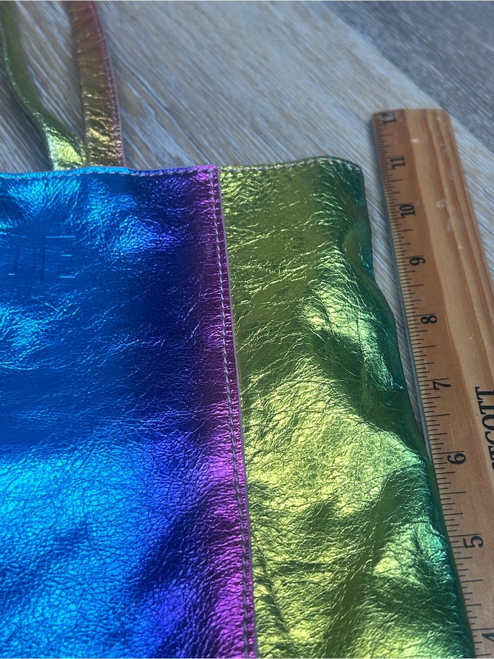HOBO Metallic Rainbow Iridescent Tote Bag Pride Edition – Reflective Bag -Rare! - Picture 10 of 12